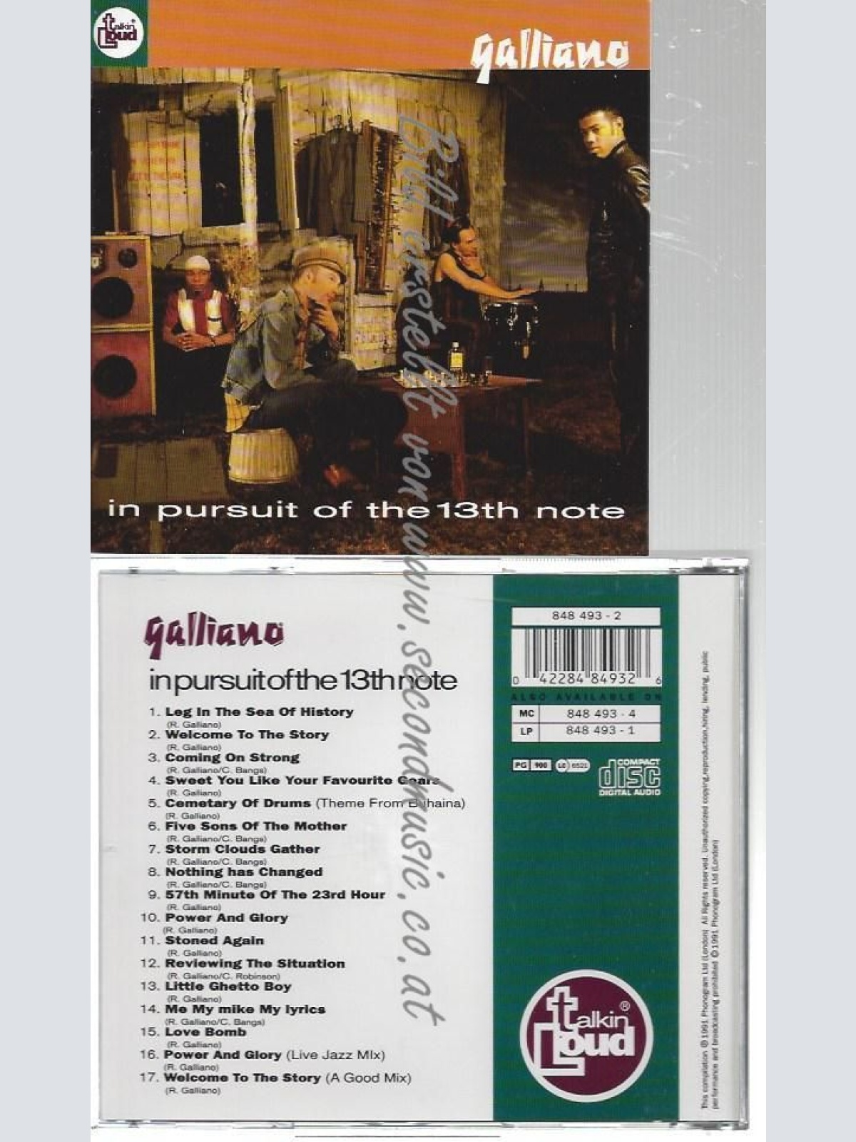 CD--GALLIANO--    IN PURSUIT OF THE TH NOTE