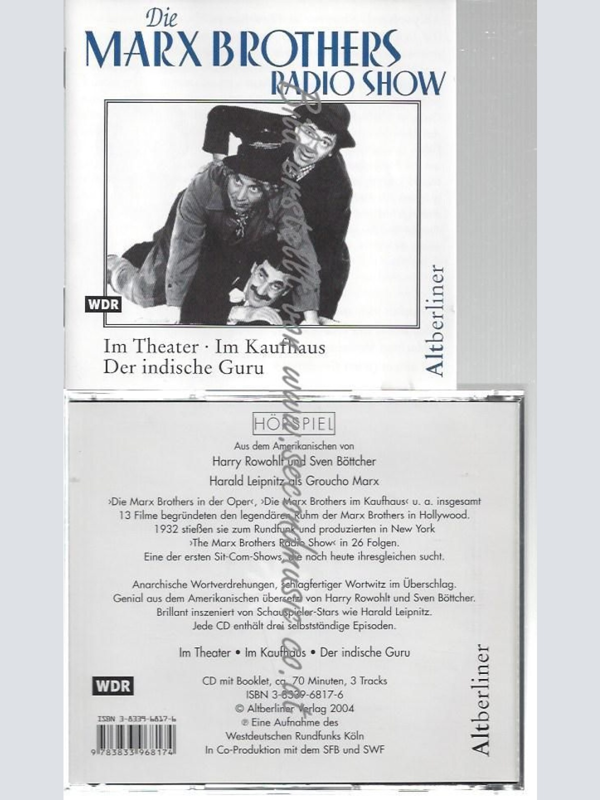 CD-- --    DIE MARX BROTHERS RADIO SHOW: IM THEATER;
