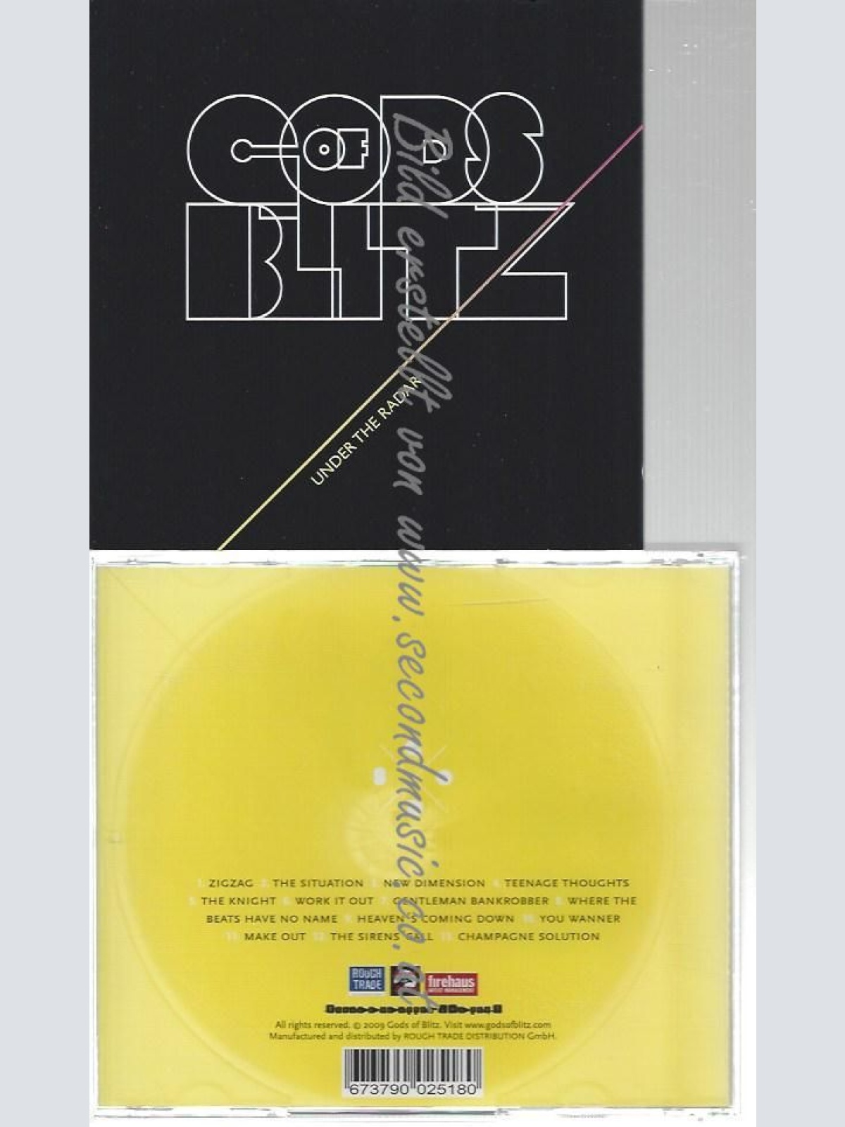CD--GODS OF BLITZ--    UNDER THE RADAR
