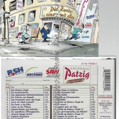 CD--LEHRICH,JENS & BREMSER,FRANK--    KAUFHAUS PATZIG EINE MIT ALLES
