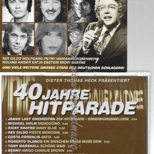 CD--VARIOUS--    40  JAHRE HITPARADE | COMPILATION