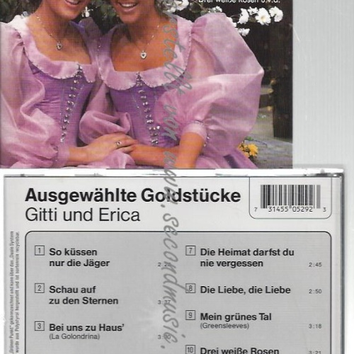 CD--GITTI & ERICA--    AUSGEWÄHLTE GOLDSTÜCKE