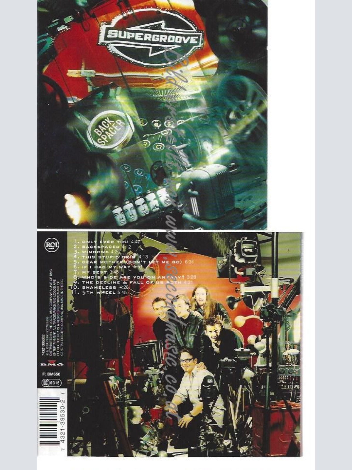 CD--Backspacer  // Supergroove