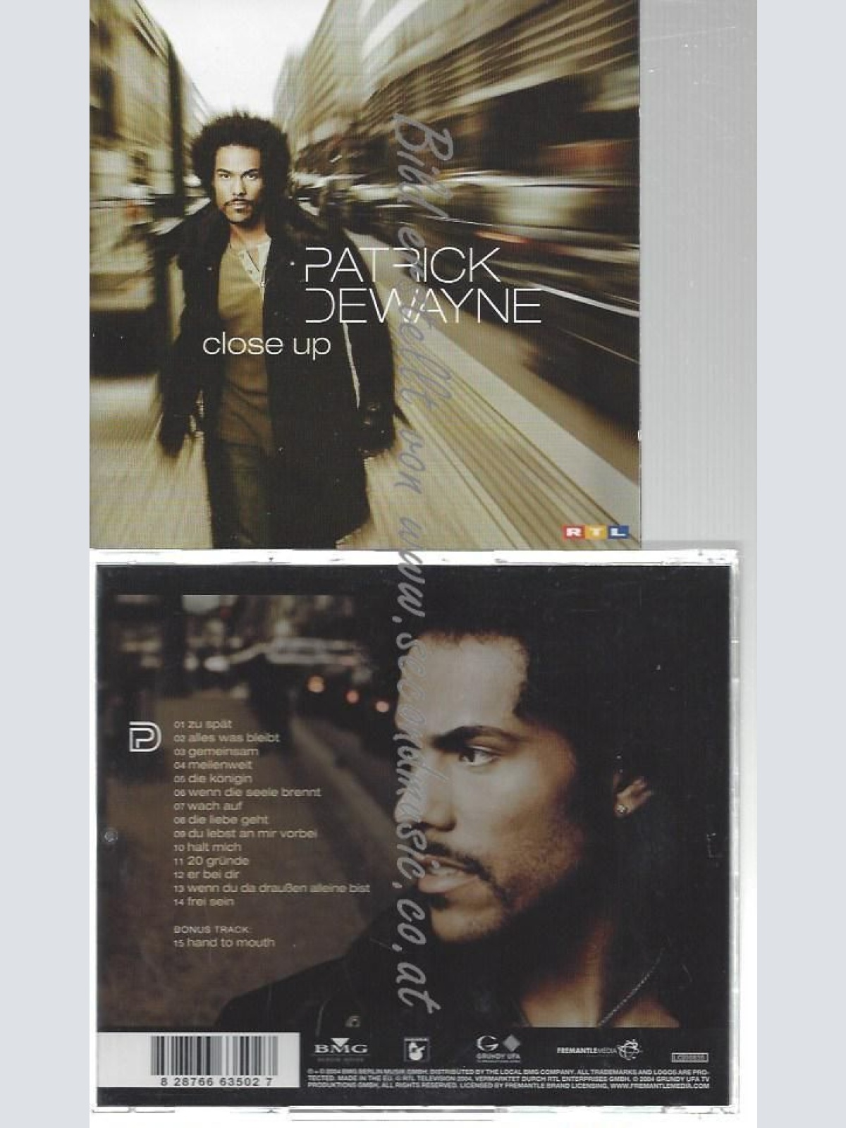 CD--PATRICK DEWAYNE--    CLOSE UP