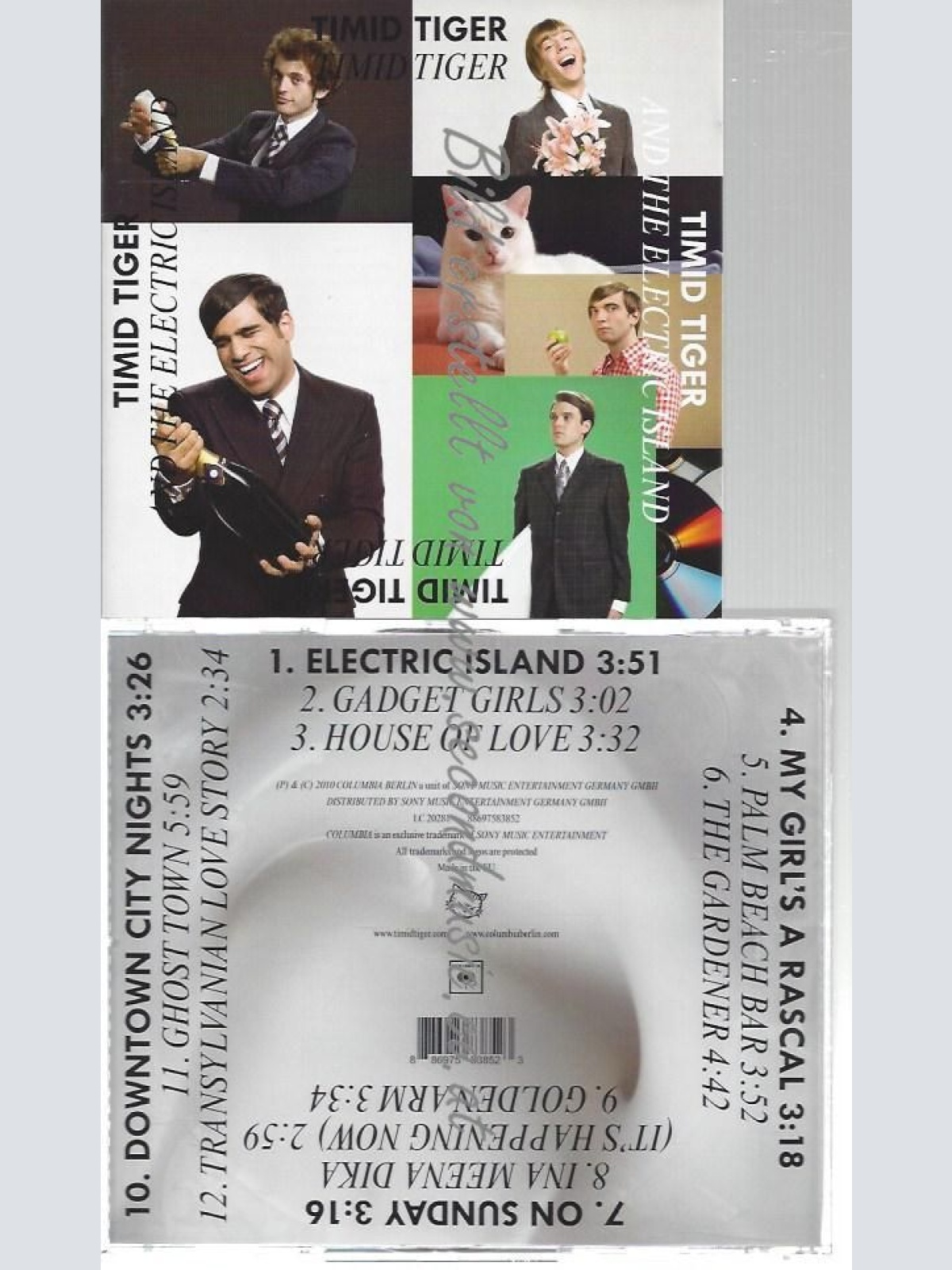 CD--TIMID TIGER--    ELECTRIC ISLAND