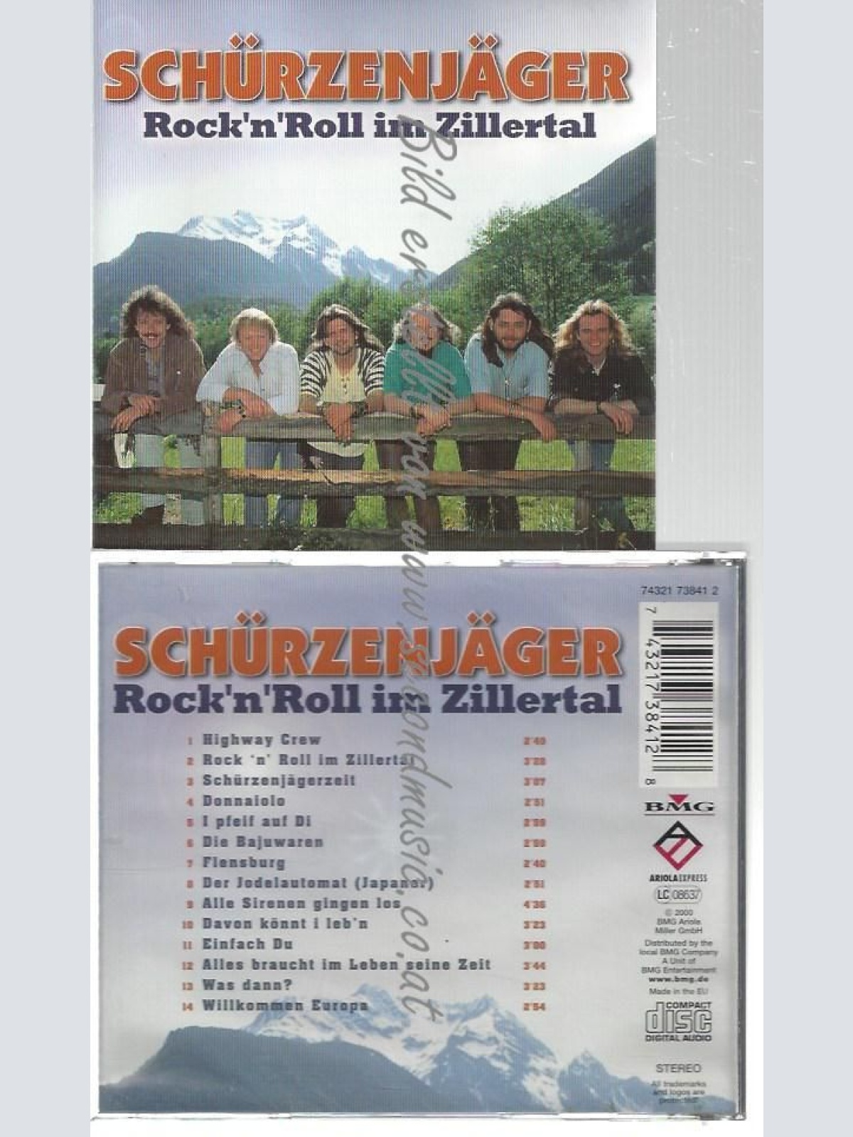 CD--SCHÜRZENJÄGER--    ROCK'N'ROLL IM ZILLERTAL