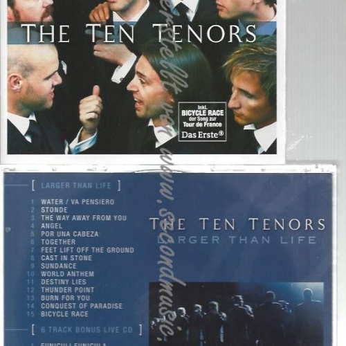 CD--THE TEN TENORS--    LARGER THAN LIFE
