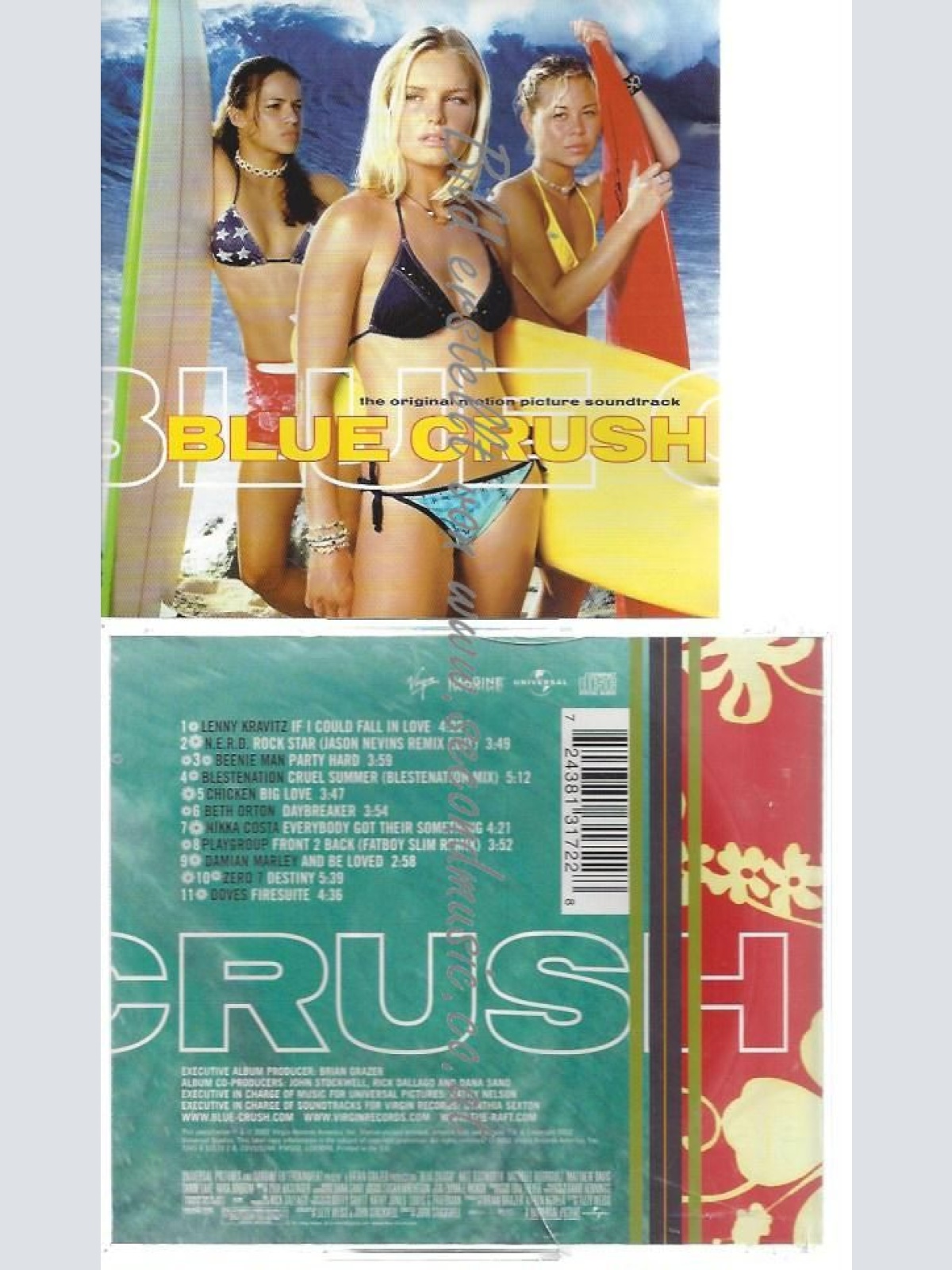 CD--VARIOUS ARTISTS--    BLUE CRUSH SOUNDTRACK [EXPLICIT]