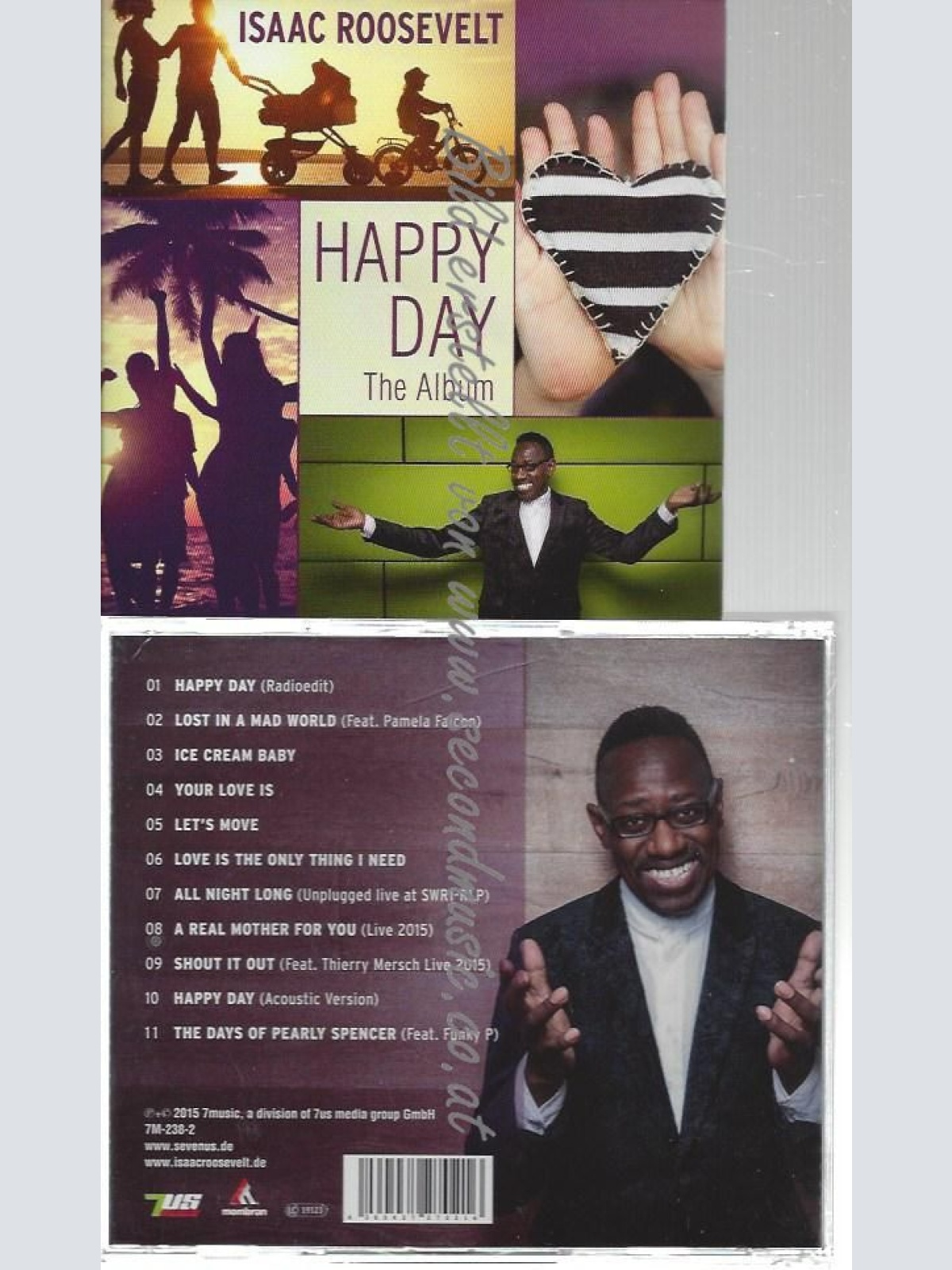 CD--ISAAC ROOSEVELT--    HAPPY DAY