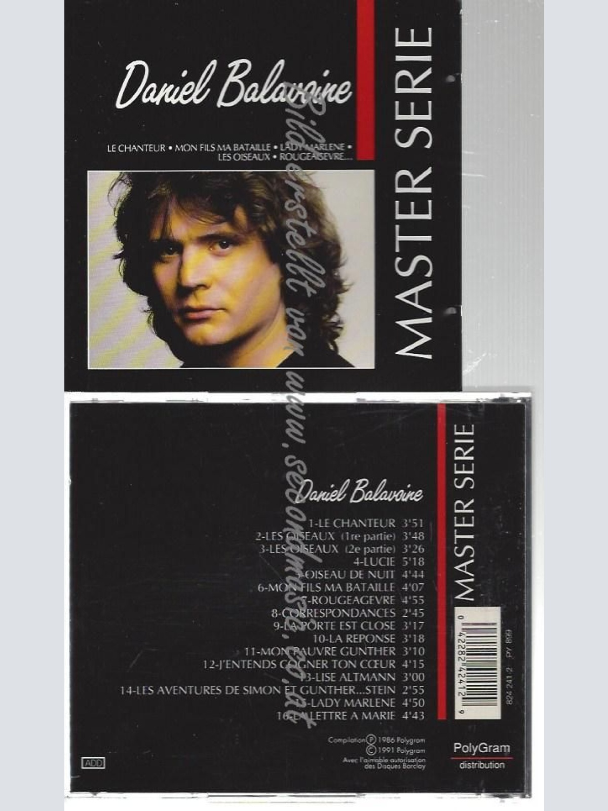 CD--ALENTS DU SIECLE    / DANIEL BALAVOINE--    MASTER SERIE