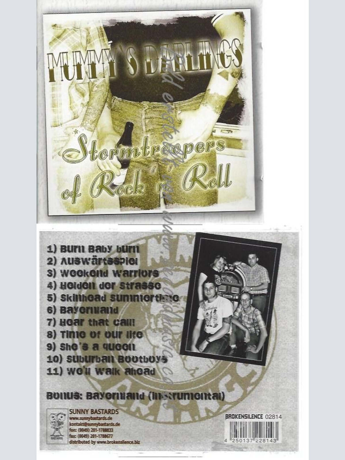 CD--MUMMY'S DARLINGS--    STORMTROOPERS OF ROCK 'N' ROLL