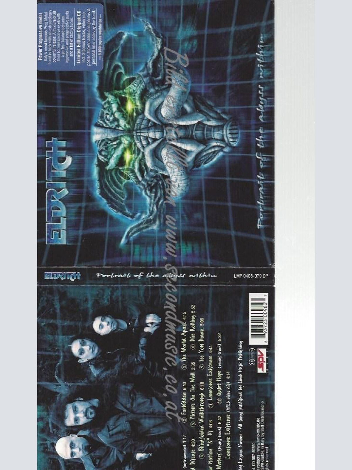 CD--ELDRITCH--    PORTRAIT OF THE ABYSS WITHIN