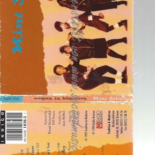 CD--MINT JULEPS--    WOMEN IN -E-MOTION-FESTIVAL