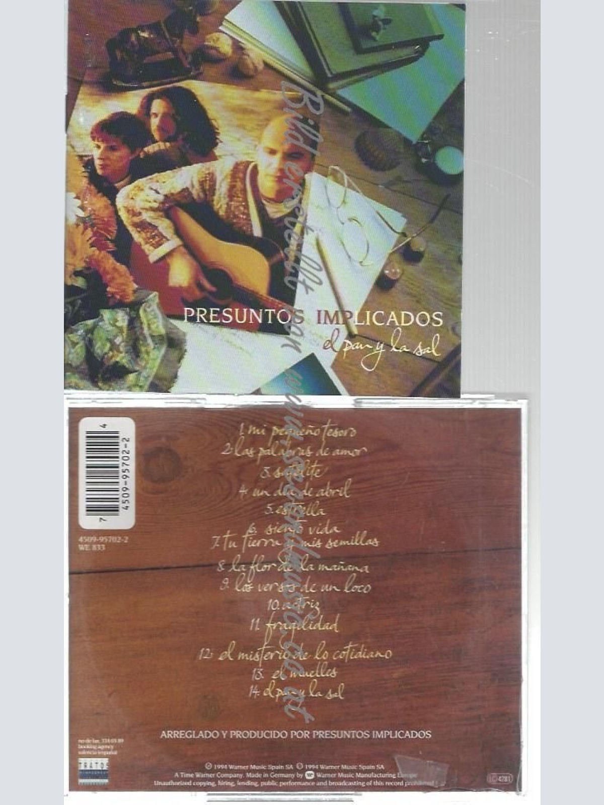 CD--PRESUNTOS IMPLICADOS--    EL PAN Y LA SAL - REMASTERS