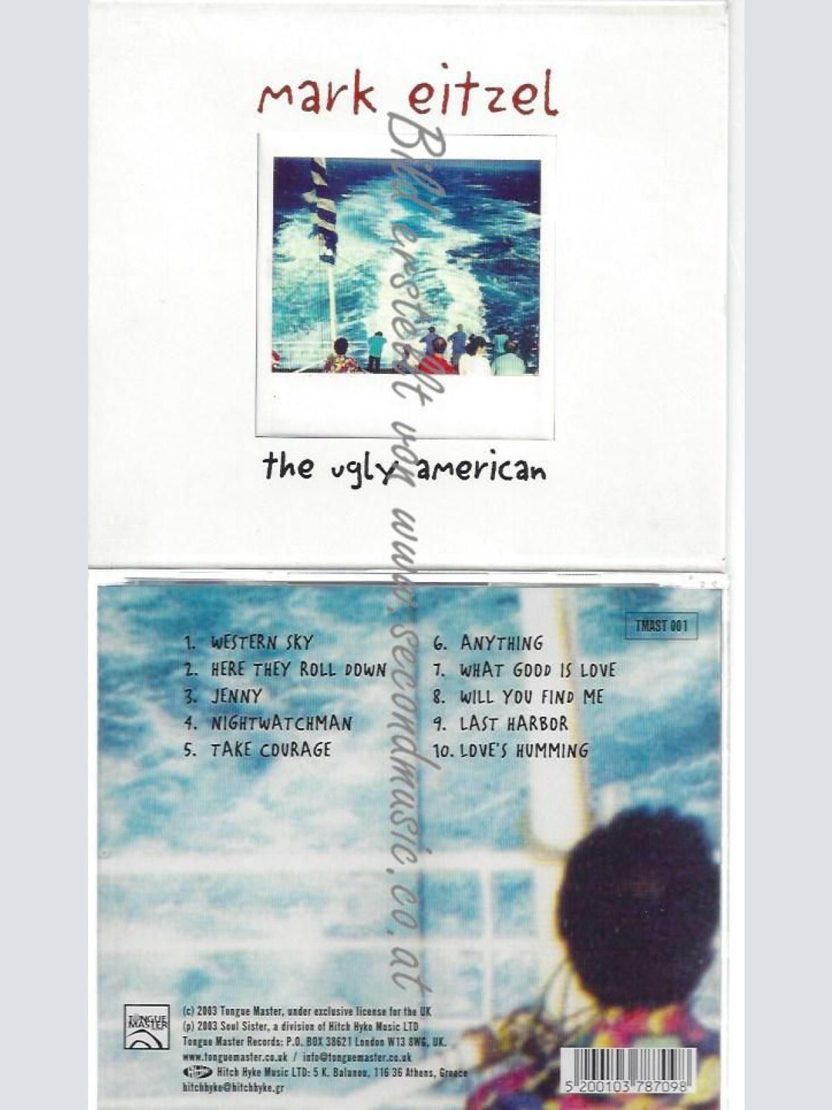 CD--MARK EITZEL--    UGLY AMERICAN |