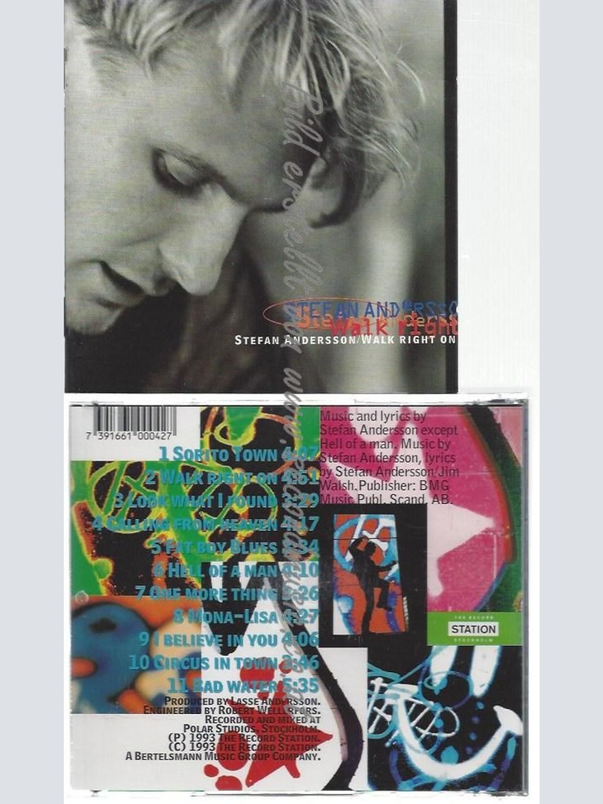 CD--Walk Right on //  Stefan Andersson