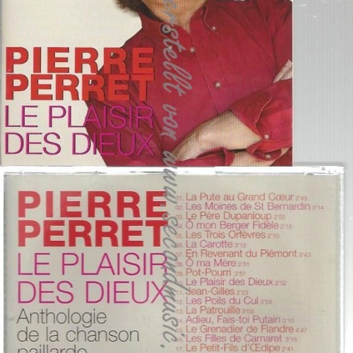 CD--PIERRE PERRET--    LE PLAISIR DES DIEUX