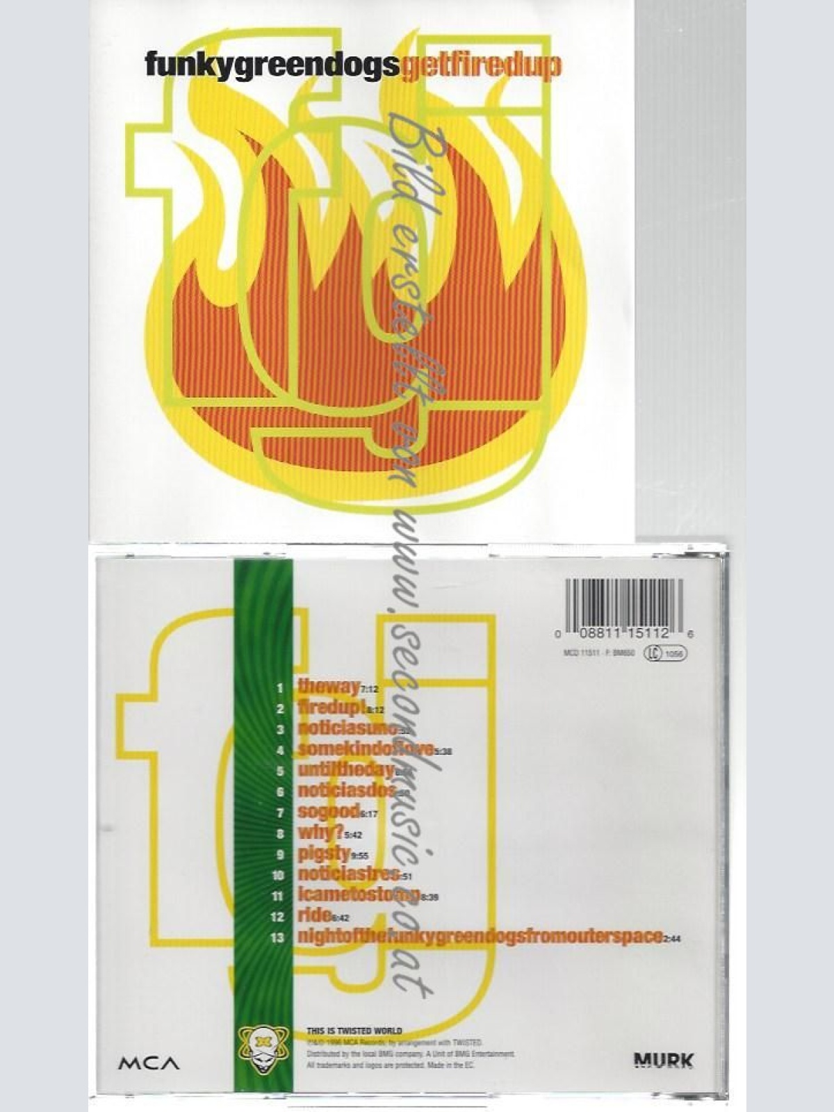 CD--FUNKY GREEN DOGS  --    GET FIRED UP