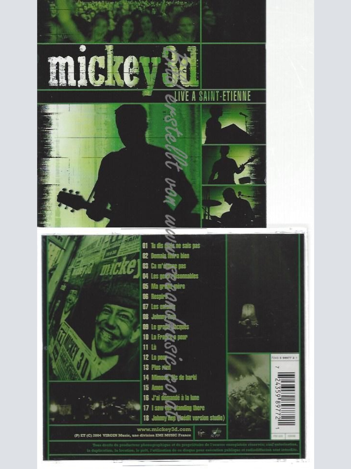CD--MICKEY 3D--    LIVE À SAINT-ETIENNE