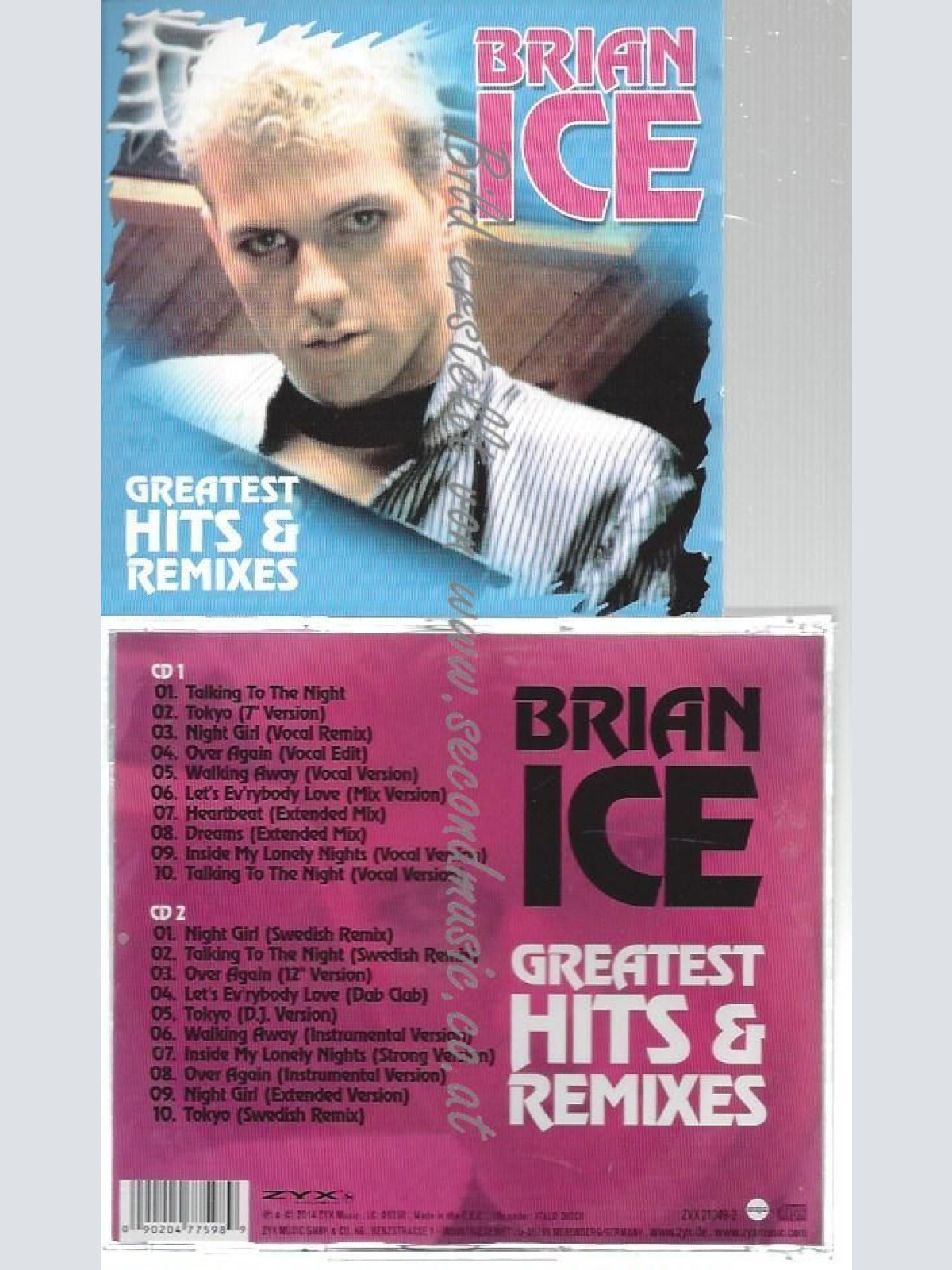 CD--BRIAN ICE--    GREATEST HITS & REMIXES | DOPPEL-CD