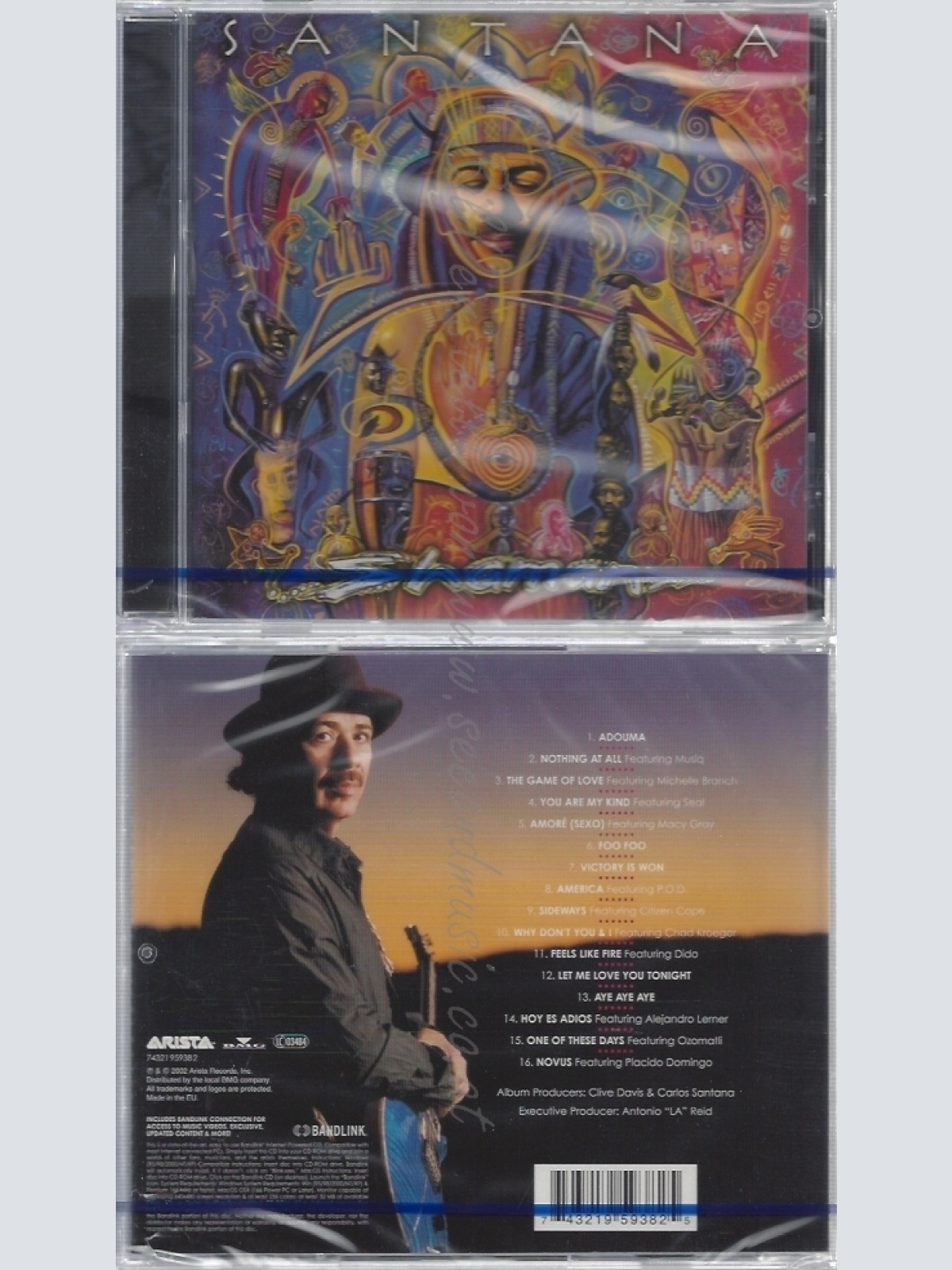 CD--NM-SEALED-SANTANA -2002- -- SHAMAN