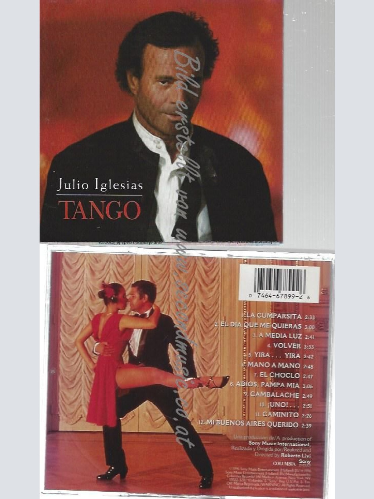 CD--JULIO IGLESIAS--    TANGO