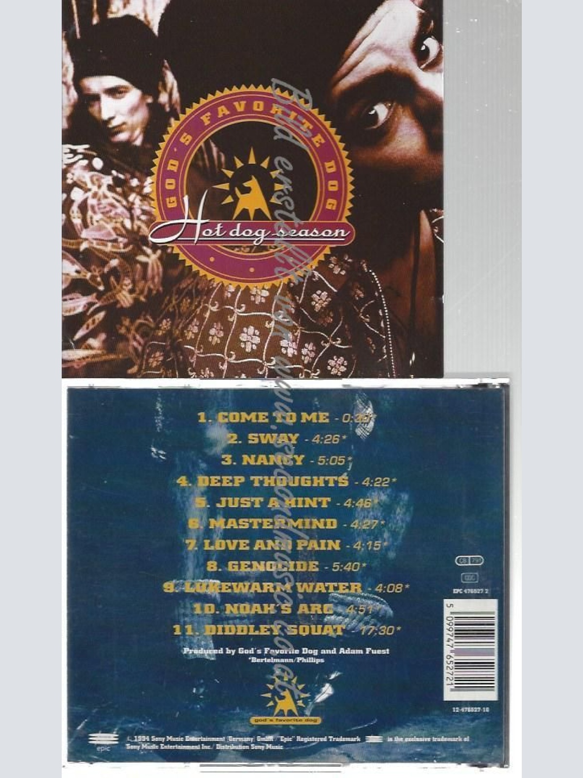 CD--GOD'S FAVORITE DOG--    HOT DOG SEASON --