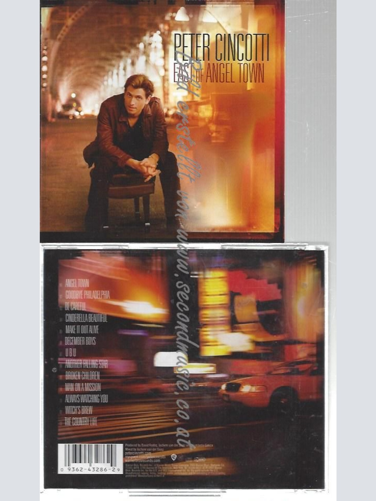 CD--PETER CINCOTTI--    EAST OF ANGEL TOWN