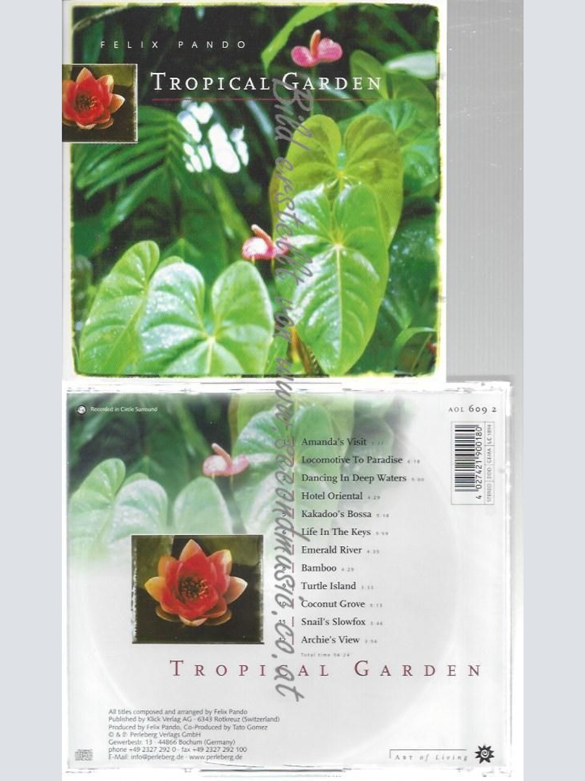 CD--FELIX PANDO--    TROPICAL GARDEN