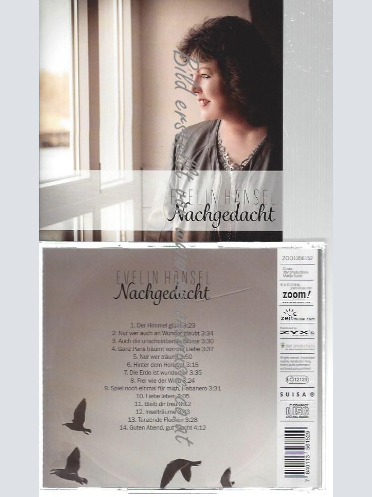CD--EVELIN HÄNSEL--    NACHGEDACHT