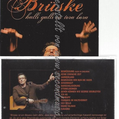 CD--BRÜSKE,CHRISTOPH--    HALLIGALLI IN TORABORA. CD