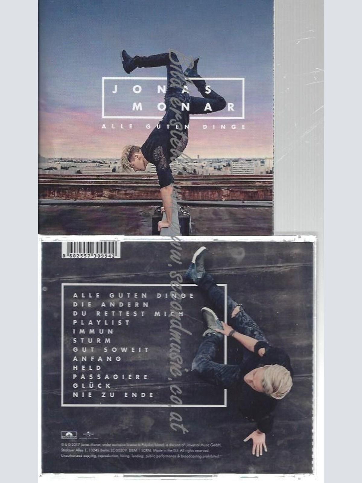 CD--JONAS MONAR--    ALLE GUTEN DINGE