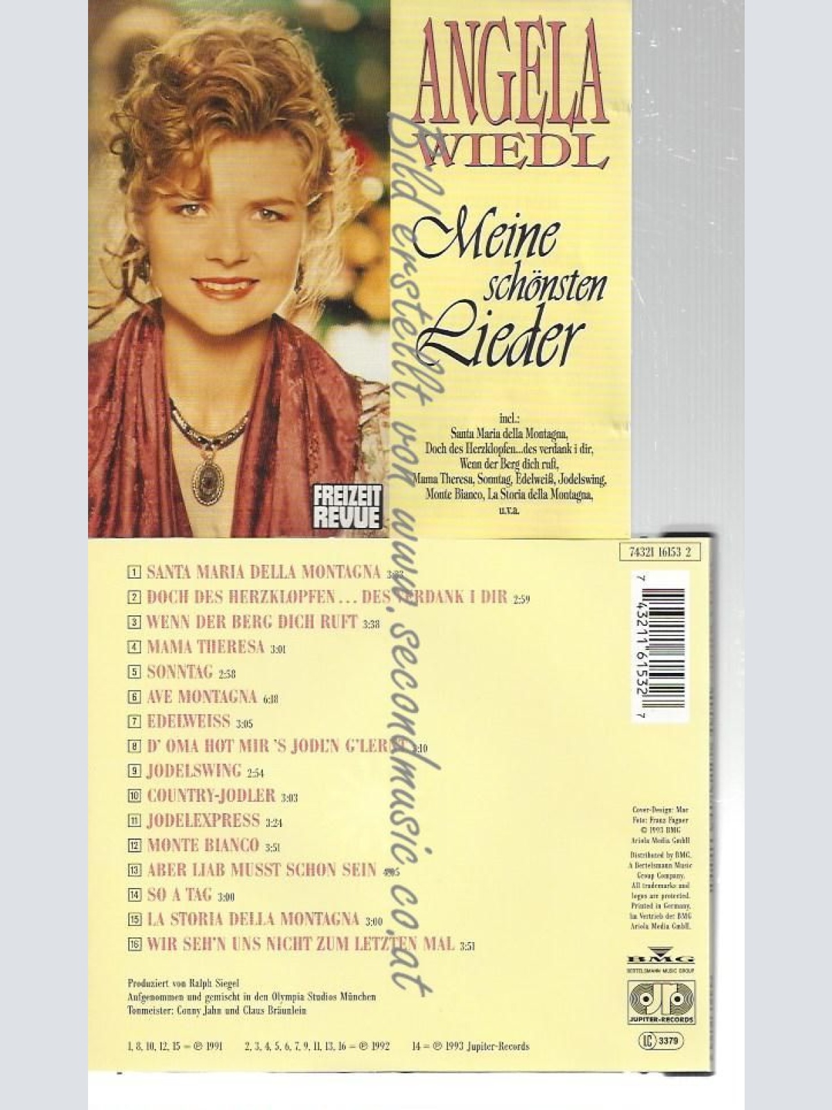 CD--ANGELA WIEDL--    MEINE SCHÖNSTEN LIEDER