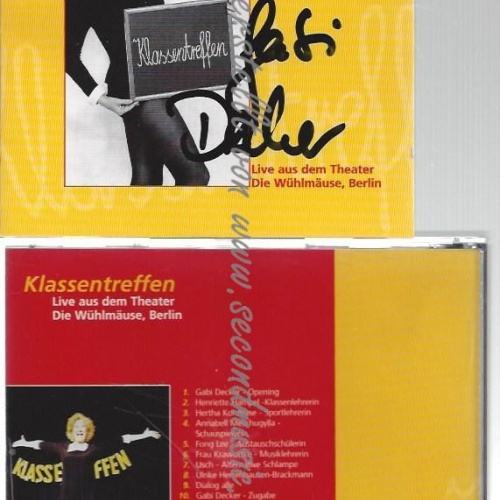 CD--DECKER,GABI--    KLASSENTREFFEN