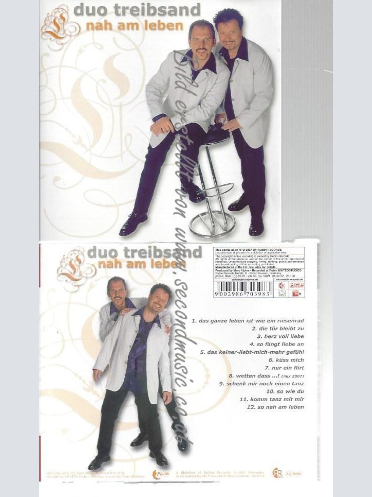 CD--DUO TREIBSAND--    DUO TREIBSAND - NAH AM LEBEN