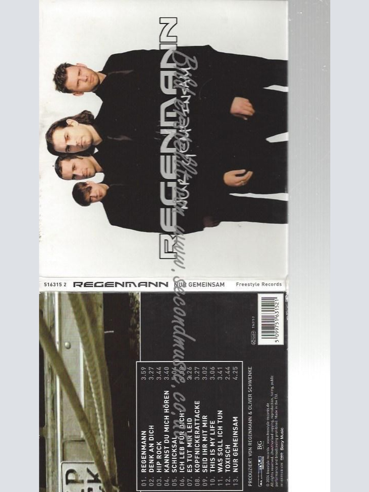 CD--REGENMANN--    NUR GEMEINSAM | SINGLE