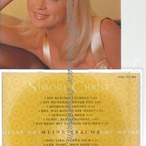 CD--SIMONE CHRIST--    MEINE TRÄUME