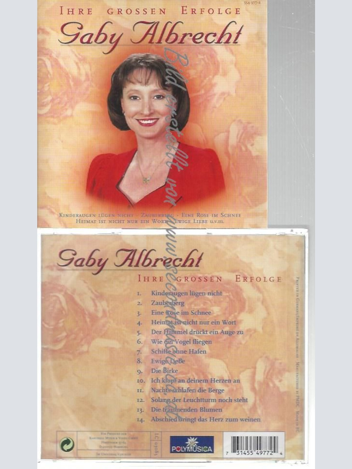 CD--GABY ALBRECHT--    IHRE GROSSEN ERFOLGE
