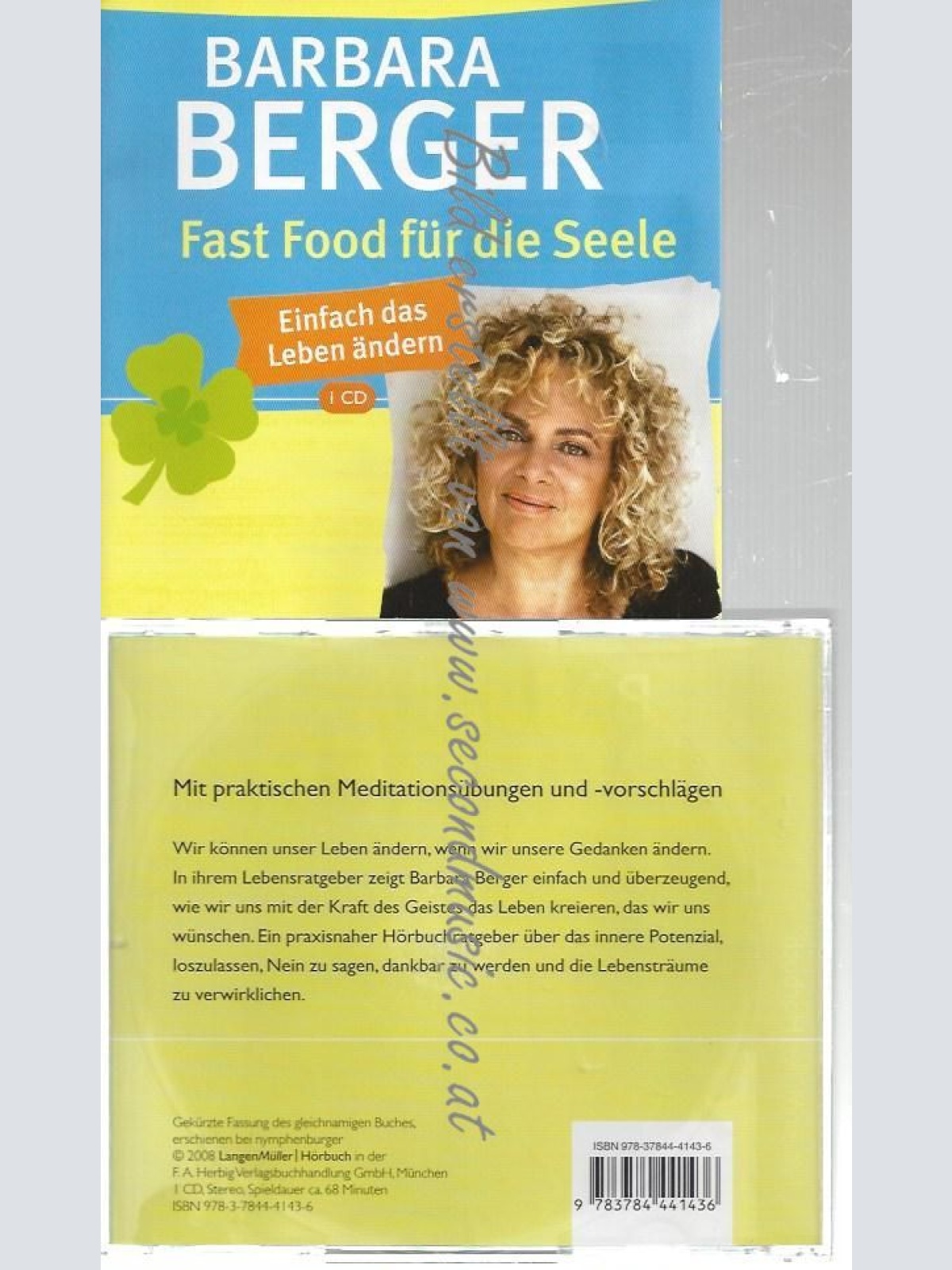 CD--BARBARA BERGER  --    FAST FOOD FÜR DIE SEELE: AUDIOBOOK