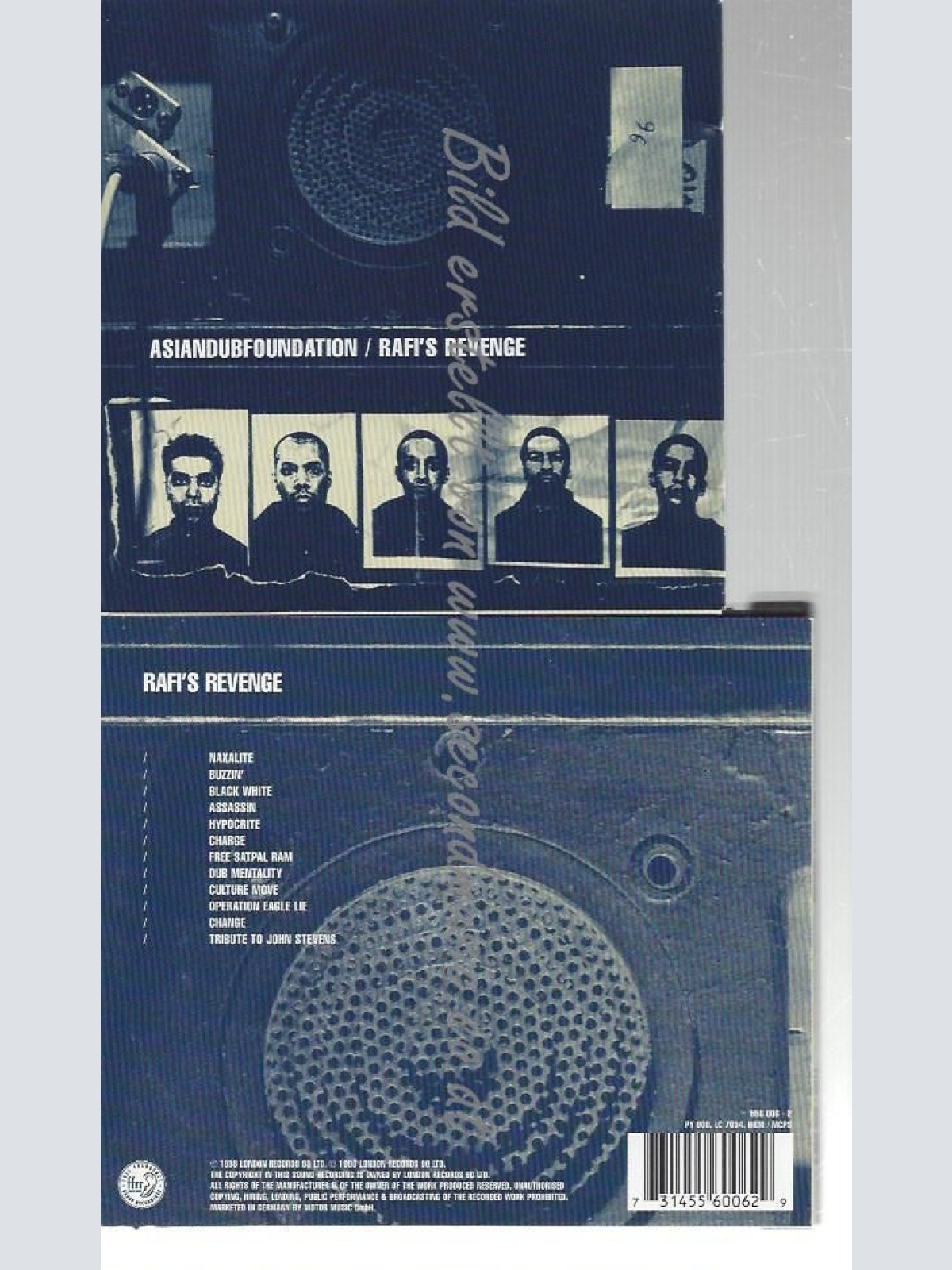 CD--ASIAN DUB FOUNDATION--    RAFI'S REVENGE