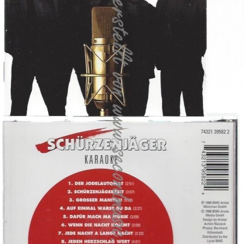 CD--SCHÜRZENJÄGER--    KARAOKE