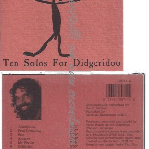 CD--Woolunda: 10 Solos for Didgeridoo //   David Hudson