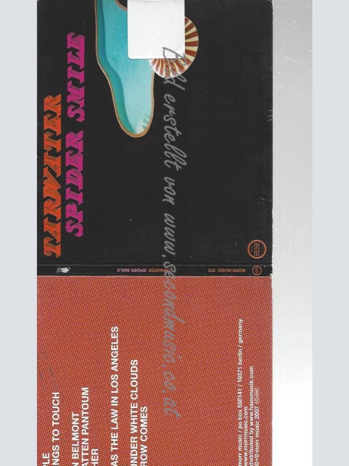 CD--TARWATER--    SPIDER SMILE