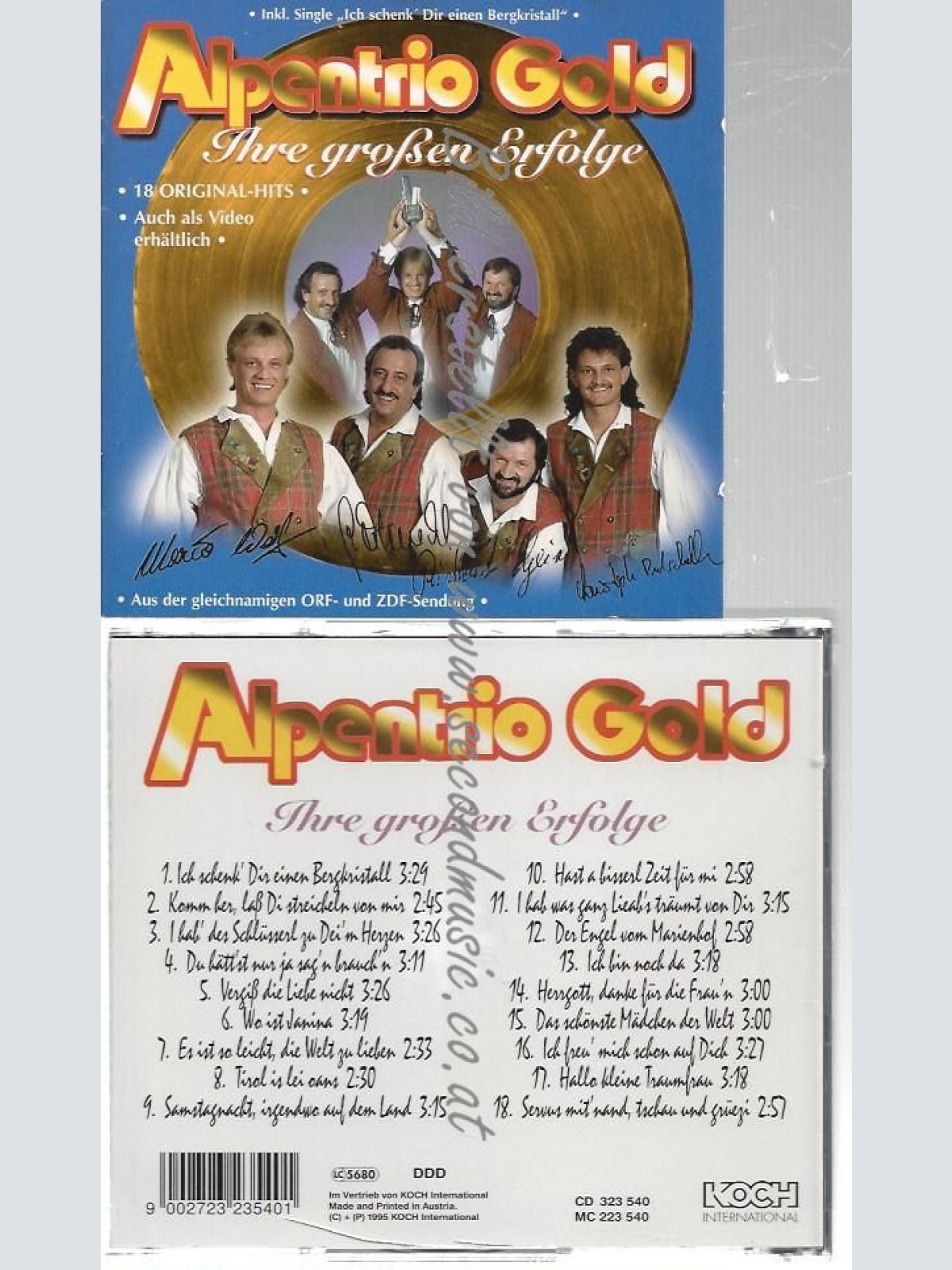 CD--DAS ALPENTRIO--    ALPENTRIO GOLD - IHRE GRÖßTEN ERFOLGE