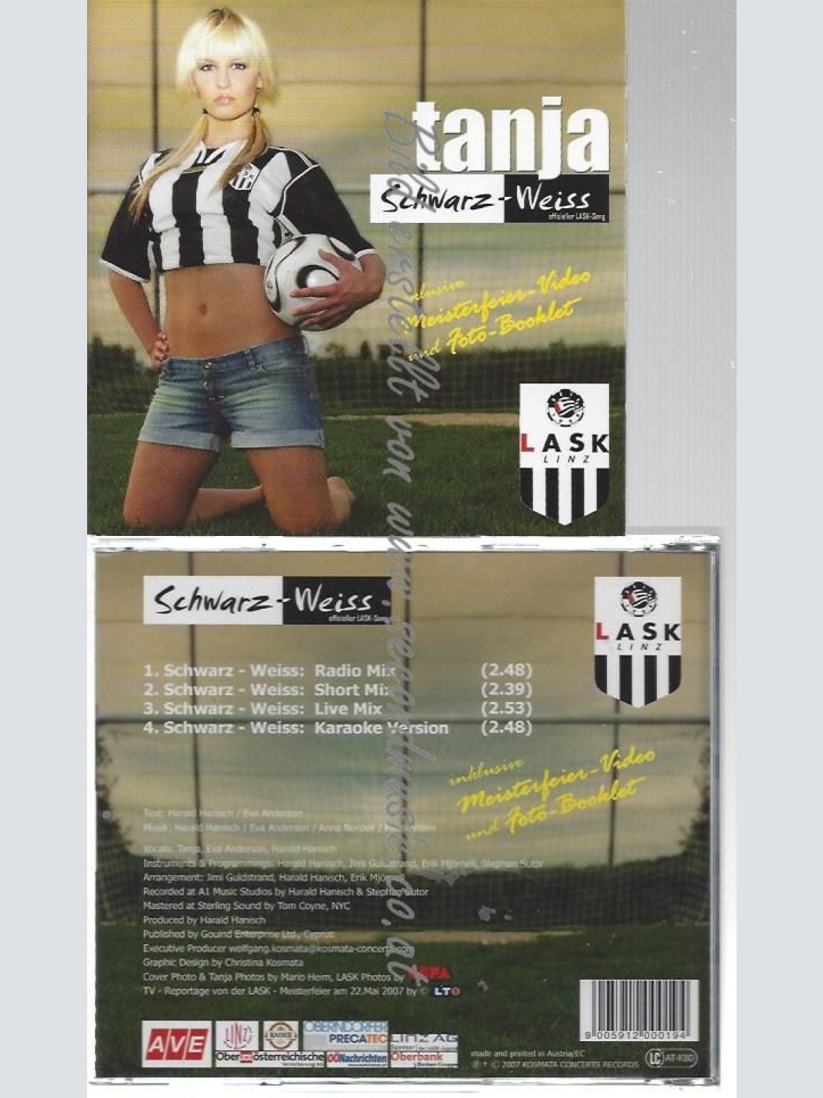 CD--TANJA - LASK-SONG    AUDIO CD--    "SCHWARZ-WEISS"