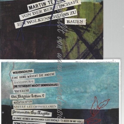 CD--VON DER BEREITSCHAFT EIN WOLKENSCHLOSS ZU BAUEN    / TETZLAFF,MARTIN--