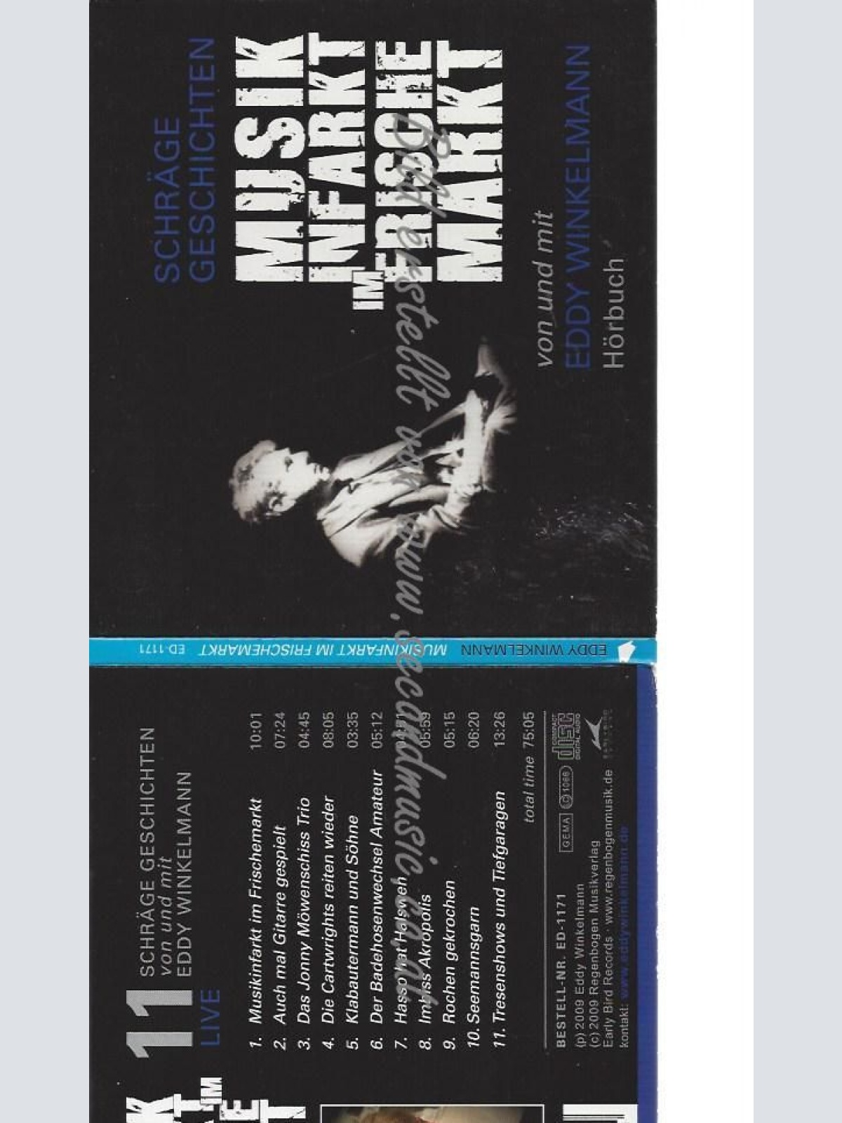 CD--EDDY WINKELMANN   MUSIKINFARKT IM FRISCHEMARKT