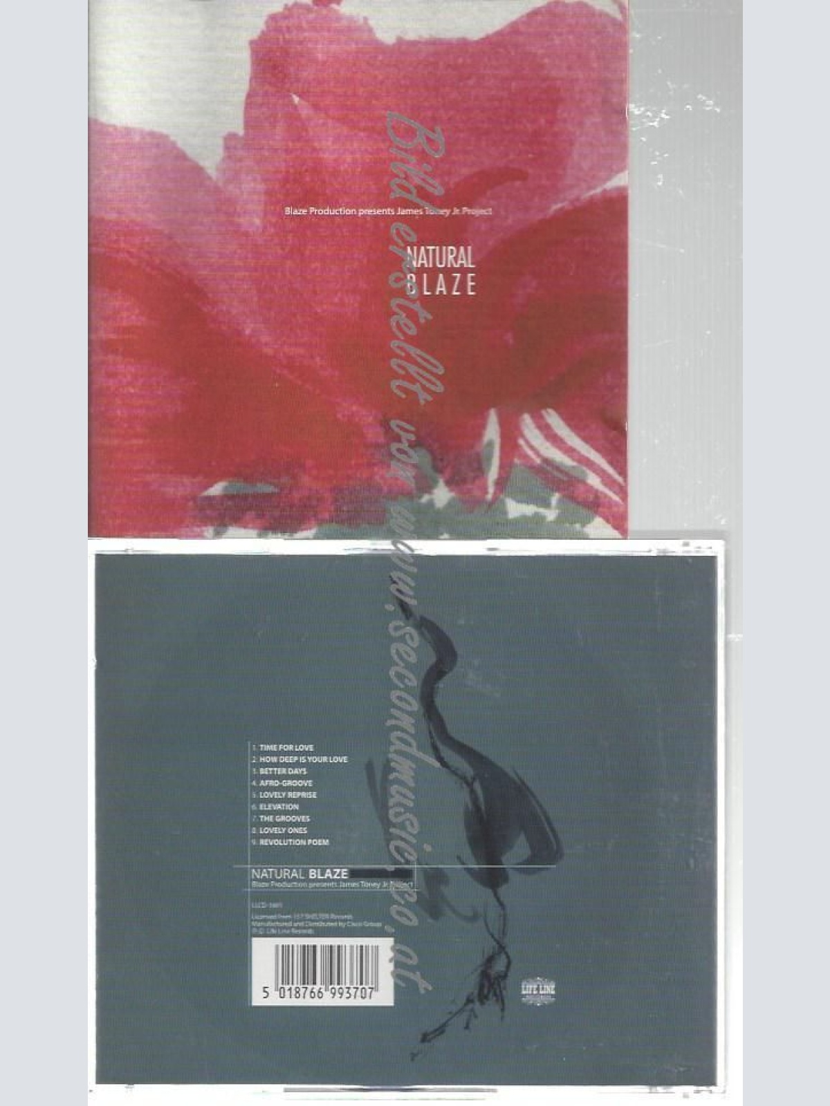 CD--BLAZE UND JAMES TONEY JR.--    NATURAL BLAZE