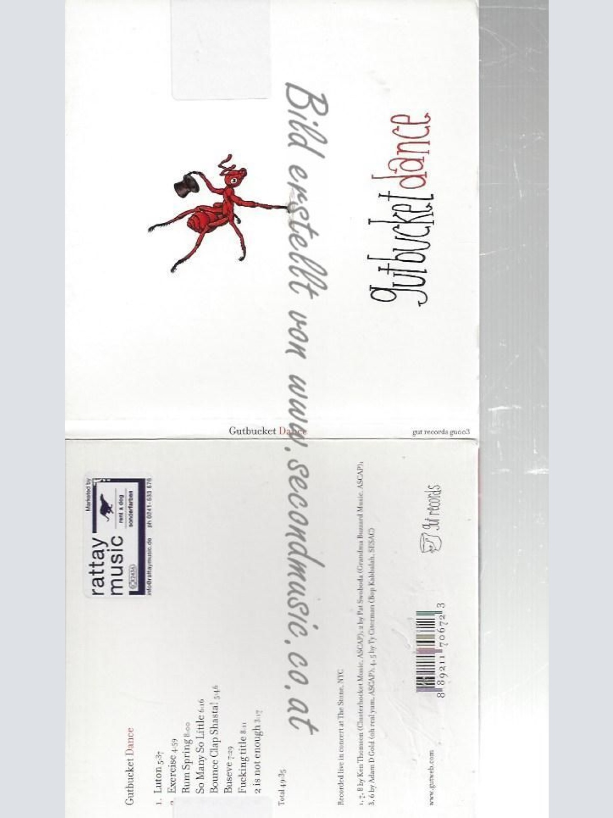 CD--Dance //  Gutbucket