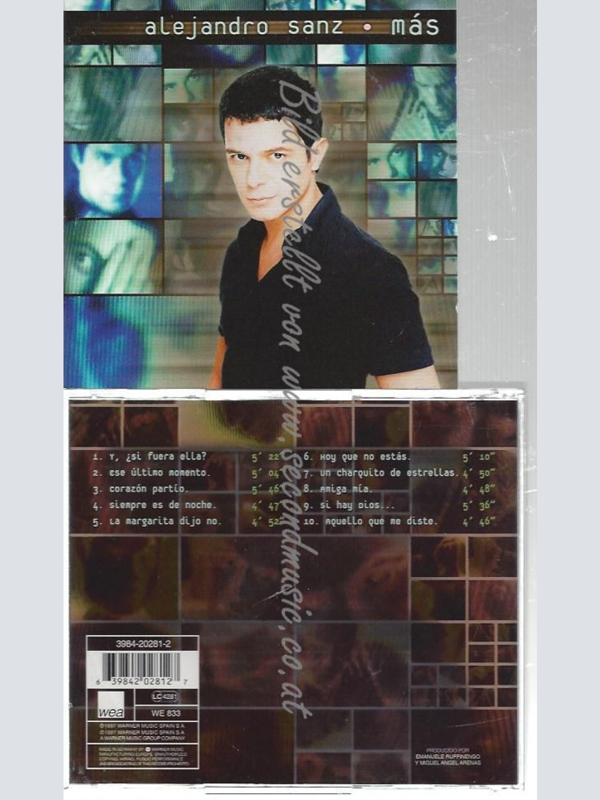 CD--ALEJANDRO SANZ--    MÁS